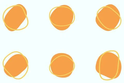 Organic blob shape design set Stock Illustration