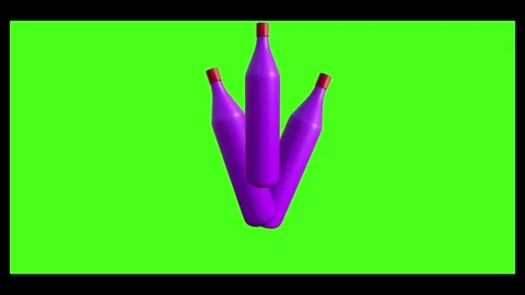 Organic Bottle Video stock 347886066
