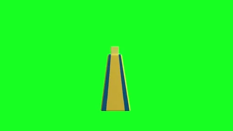 Organic Bottle motion Animation 스톡 동영상 347458305