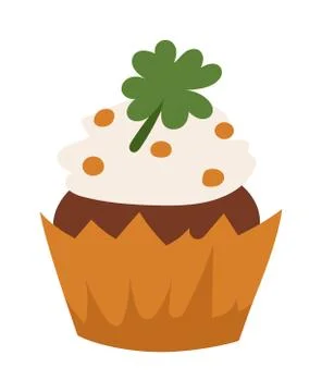 Organic cake vector illustration Stock Illustration