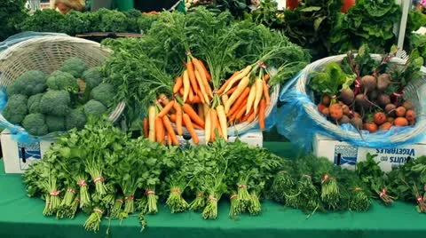 Organic Carrots Stock Footage