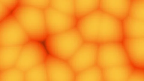 Organic Cell Animation with Warm Gradient and Cinematic Zoom for Science or.. Video stock 341652679