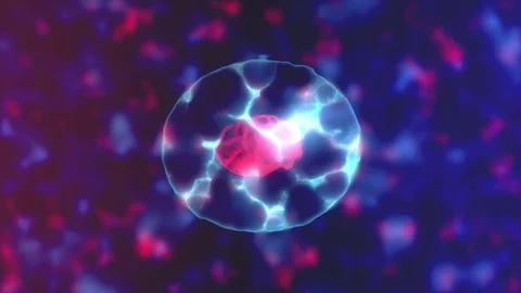 Organic Cell Video stock 72011207