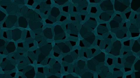 Organic Cellular Structure with Blue Light pulsing through interconnected v.. Stock Footage 340939961