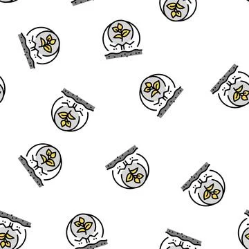 Organic chemistry vector seamless pattern Stockillustratie