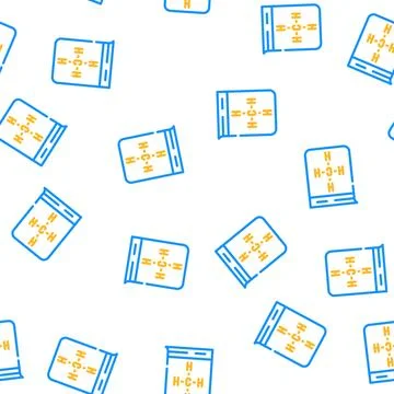 Organic chemistry vector seamless pattern 库存插图