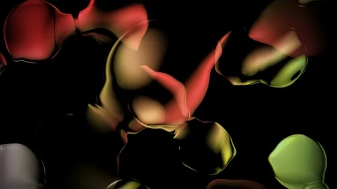 Organic colour paint Video stock 99438705