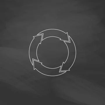 Organic computer symbol Stock Illustration