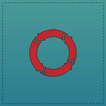Organic computer symbol Stock Illustration