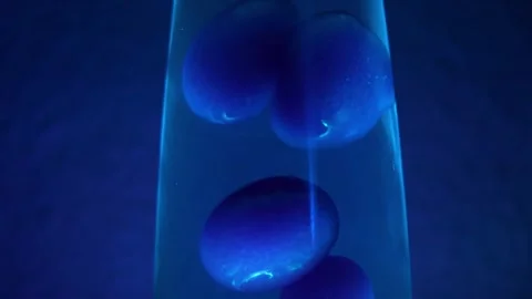 Organic concept blue textures liquid background Stock Footage 288125447