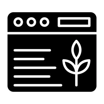 Organic Content Vector Icon Design Illustration Stock Illustration
