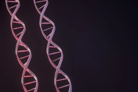 Organic DNA strand Stock Illustration