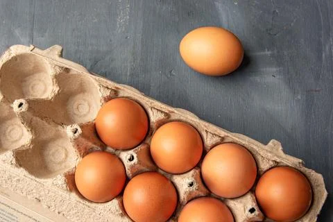 Organic egg Stock Photos