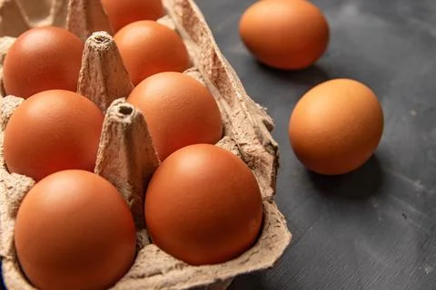 Organic egg Stock Photos