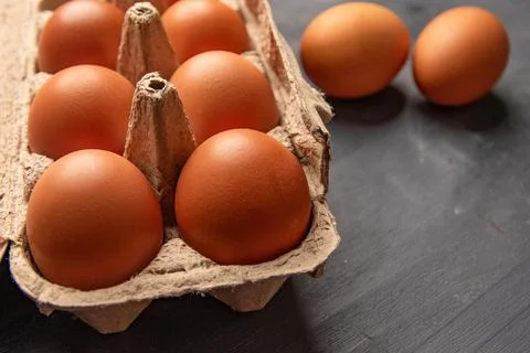Organic egg Stock Photos