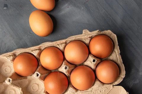 Organic egg Stock Photos