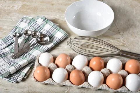 Organic eggs Stock Photos