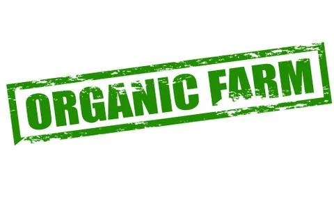 Organic farm Stock Illustration