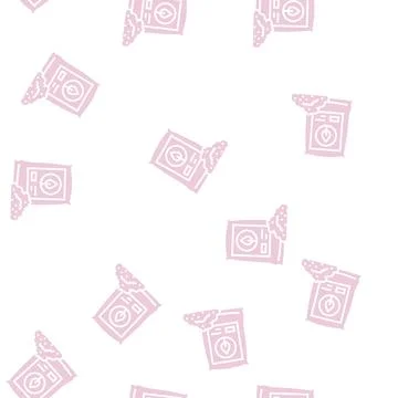 Organic fertilization glyph seamless pattern Stock Illustration