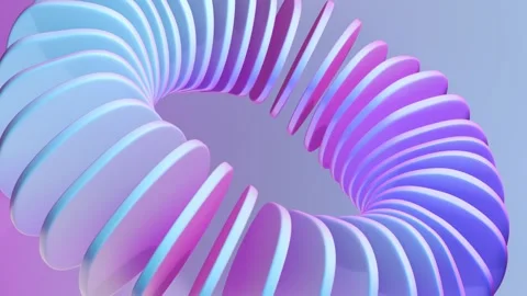 Organic Fluid Circle Loop Animation Stock Footage 288031450