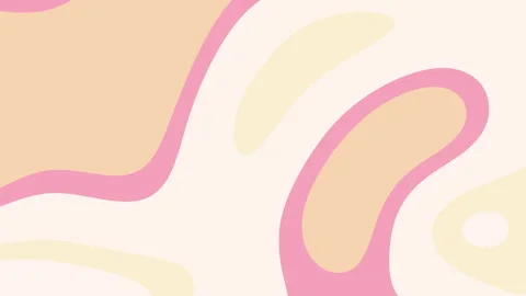Organic Fluid Modern abstract background featuring pastel colors light pink 스톡 동영상 290326684