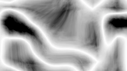 Organic Fluid Motion Flowing with Bright Light Trails during Abstract Organ.. Stock Footage 340949192