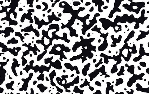 Organic fluid seamless pattern. Hand drawn abstract background. Organic shapes. Stock Illustration