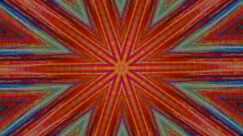 Organic geometrical mandala, iridescent elements for webpunk projects. Stock Footage 154180569
