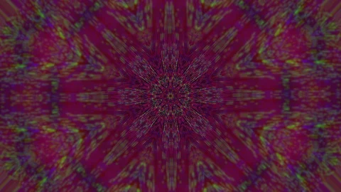 Organic geometrical mandala, multicolored elements for meditation videos. Stock Footage 122438846