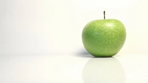 Organic Granny Smith Apple Stock Footage 88706557