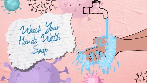 Organic Handmade 4k Corona Virus Explainer/ Intro 스톡 After Effects