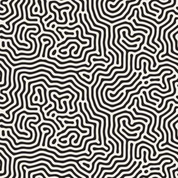 Organic Irregular Rounded Lines Stock Illustration