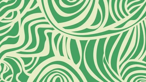 Organic Jungle Leaf Lines Background Stock Illustration