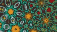Organic Kaleidoscope Vj Loop Stock Footage