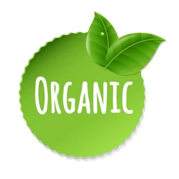 Organic Label Stock Illustration