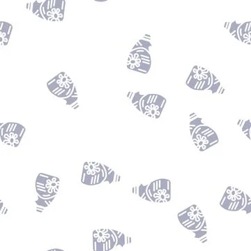 Organic laundry soap detergent glyph vector seamless pattern Stock Illustration