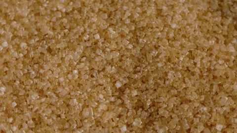 Organic Light Brown Sugar Stock Footage 313318446