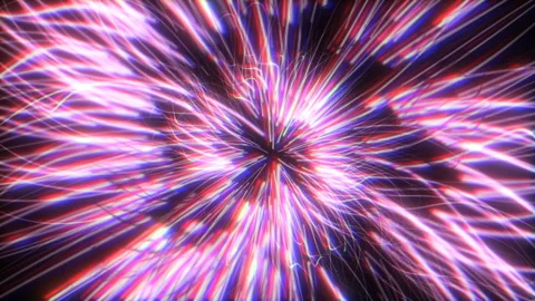 Organic light shape. Seamless neon retro animation 스톡 동영상 104063367