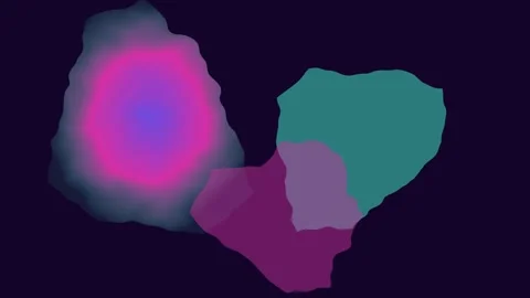 Organic Liquid Gradient Animation Stock Footage 342589509