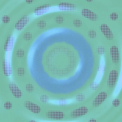 Organic Liquid Ripple with Dotted Texture Loop Stock Footage 333919770