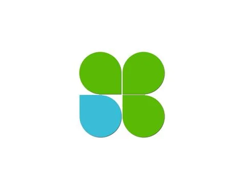 Organic logo Stock Illustration