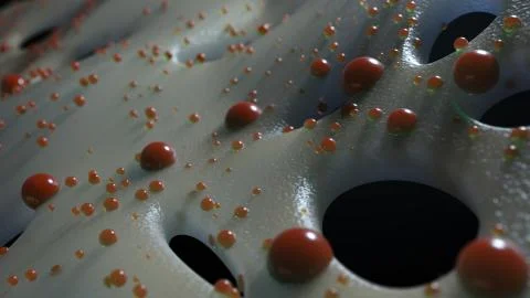 Organic looking surface with subsurface scattering effect Stock Illustration