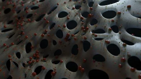 Organic looking surface with subsurface scattering effect Stock Illustration