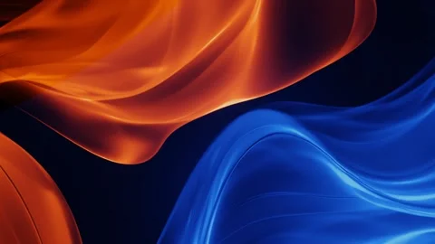 Organic Loop Animated Flowing Shapes 4k Stock Footage 276497014