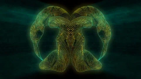 Organic matrix beast 2 Stockbeeldmateriaal 69197863