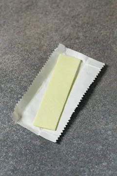 Organic Minty Fresh Chewing Bubblegum Stock Photos