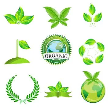 Organic nature Illustrazione stock