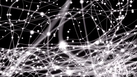 Organic Neural Network 3D Animation Stock Footage 280073745
