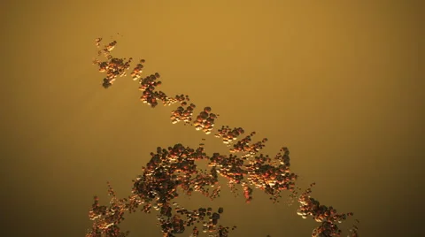 Organic Orange Balls Stream Stock Footage 67962669