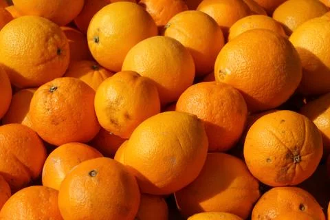 Organic oranges Stock Photos